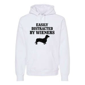 Wiener Dog Funny Weiner Doxie Dachshund Mom Dad Gift Premium Hoodie