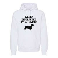 Wiener Dog Funny Weiner Doxie Dachshund Mom Dad Gift Premium Hoodie