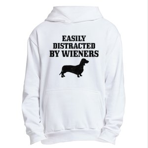 Wiener Dog Funny Weiner Doxie Dachshund Mom Dad Gift Urban Pullover Hoodie