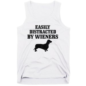 Wiener Dog Funny Weiner Doxie Dachshund Mom Dad Gift Tank Top