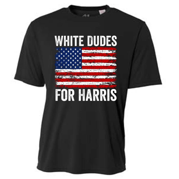 White Dudes For Harris 2024 Cooling Performance Crew T-Shirt