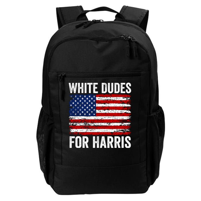 White Dudes For Harris 2024 Daily Commute Backpack