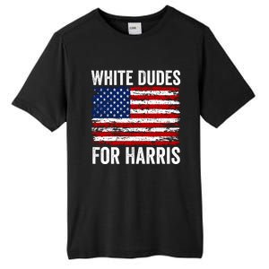 White Dudes For Harris 2024 Tall Fusion ChromaSoft Performance T-Shirt