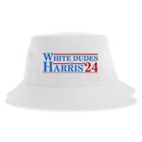 White Dudes For Harris 2024 For President Election Voting 2024 Sustainable Bucket Hat