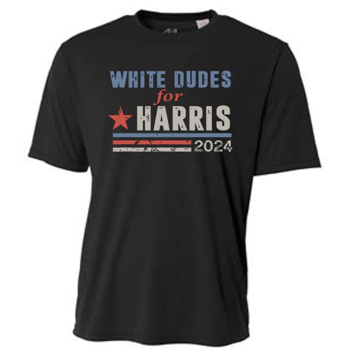 White Dudes For Kamala Harris Cooling Performance Crew T-Shirt