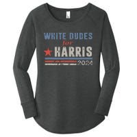 White Dudes For Kamala Harris Women's Perfect Tri Tunic Long Sleeve Shirt