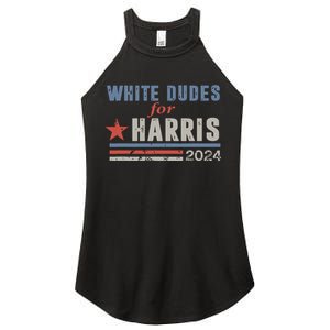 White Dudes For Kamala Harris Women's Perfect Tri Rocker Tank