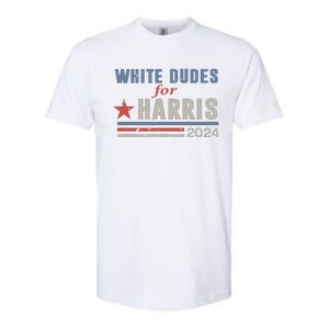 White Dudes For Kamala Harris Softstyle CVC T-Shirt