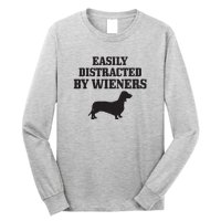 Wiener Dog Funny Weiner Doxie Dachshund Mom Dad Gift Long Sleeve Shirt