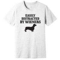 Wiener Dog Funny Weiner Doxie Dachshund Mom Dad Gift Premium T-Shirt