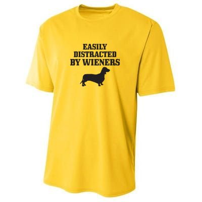 Wiener Dog Funny Weiner Doxie Dachshund Mom Dad Gift Youth Performance Sprint T-Shirt