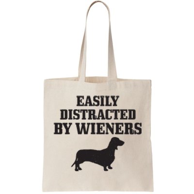 Wiener Dog Funny Weiner Doxie Dachshund Mom Dad Gift Tote Bag