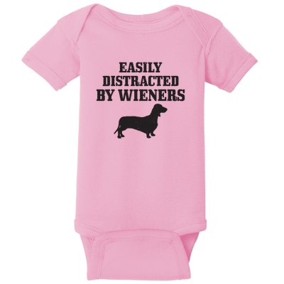 Wiener Dog Funny Weiner Doxie Dachshund Mom Dad Gift Baby Bodysuit