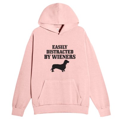 Wiener Dog Funny Weiner Doxie Dachshund Mom Dad Gift Urban Pullover Hoodie