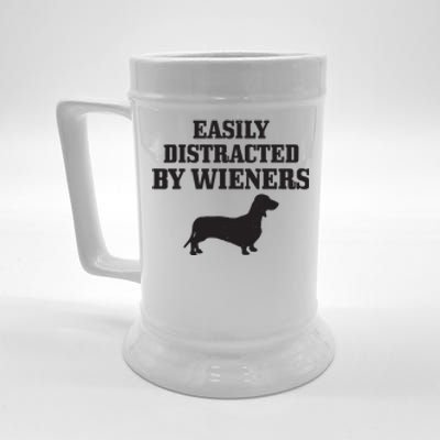 Wiener Dog Funny Weiner Doxie Dachshund Mom Dad Gift Beer Stein