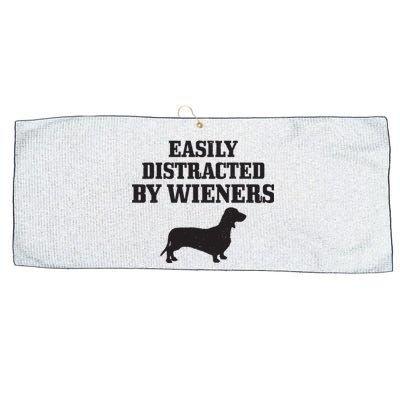 Wiener Dog Funny Weiner Doxie Dachshund Mom Dad Gift Large Microfiber Waffle Golf Towel