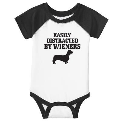 Wiener Dog Funny Weiner Doxie Dachshund Mom Dad Gift Infant Baby Jersey Bodysuit