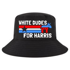 White Dudes For Harris 2024 For President Election Voting 2024 Cool Comfort Performance Bucket Hat