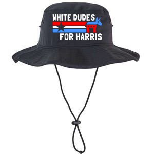 White Dudes For Harris 2024 For President Election Voting 2024 Legacy Cool Fit Booney Bucket Hat