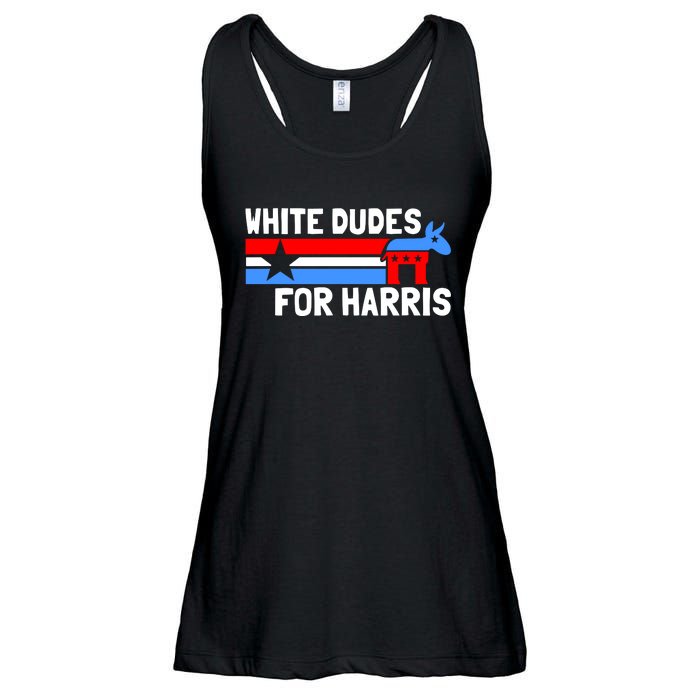 White Dudes For Harris 2024 For President Election Voting 2024 Ladies Essential Flowy Tank