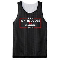 White Dudes For Harris 2024 For President Election Voting 2024 Mesh Reversible Basketball Jersey Tank