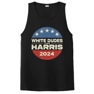 White Dudes For Harris 2024 For President Election Voting 2024 PosiCharge Competitor Tank