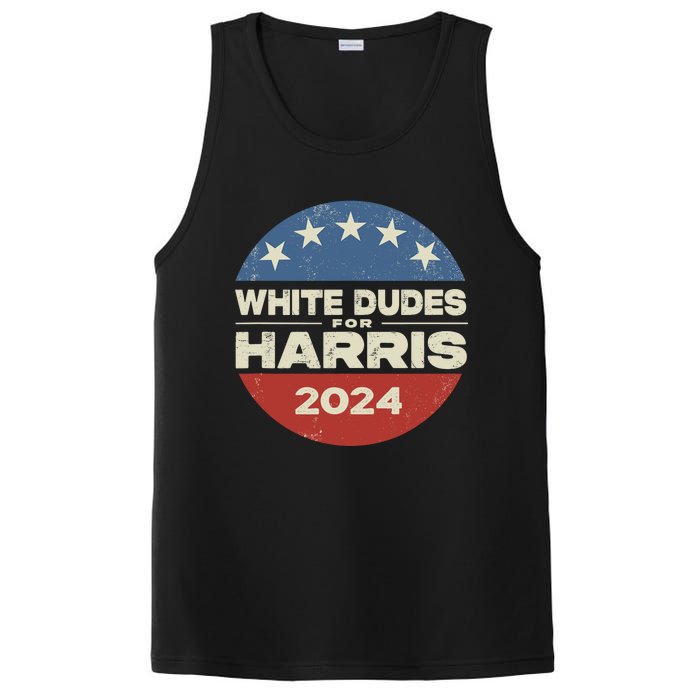 White Dudes For Harris 2024 For President Election Voting 2024 PosiCharge Competitor Tank