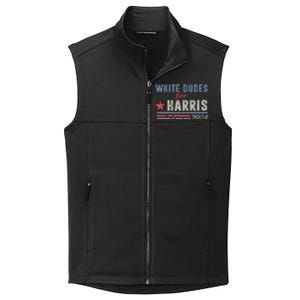 White Dudes For Harris 2024 For President Election Voting 2024 Collective Smooth Fleece Vest