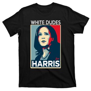 White Dudes For Harris 2024 For President Election Voting 2024 T-Shirt