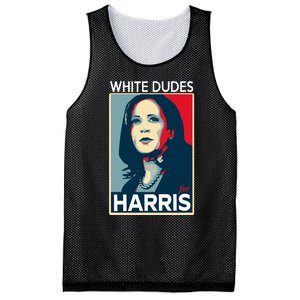 White Dudes For Harris 2024 For President Election Voting 2024 Mesh Reversible Basketball Jersey Tank