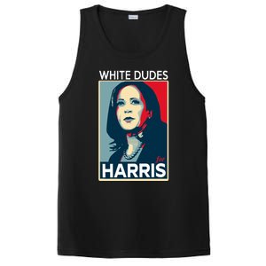 White Dudes For Harris 2024 For President Election Voting 2024 PosiCharge Competitor Tank