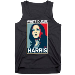 White Dudes For Harris 2024 For President Election Voting 2024 Tank Top