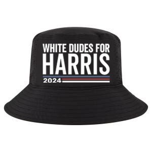 White Dudes For Harris 2024 Cool Comfort Performance Bucket Hat