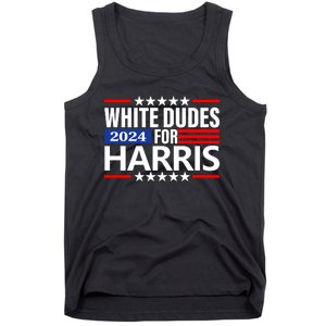 White Dudes For Harris 2024 For President Election Voting 2024 Tank Top