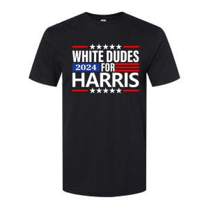 White Dudes For Harris 2024 For President Election Voting 2024 Softstyle CVC T-Shirt