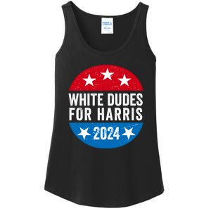 White Dudes For Harris 2024 For President Election Voting 2024 Ladies Essential Tank