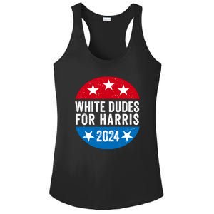 White Dudes For Harris 2024 For President Election Voting 2024 Ladies PosiCharge Competitor Racerback Tank