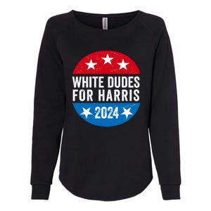 White Dudes For Harris 2024 For President Election Voting 2024 Womens California Wash Sweatshirt