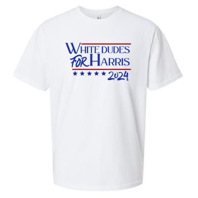 White Dudes For Kamala Harris 2024 Sueded Cloud Jersey T-Shirt