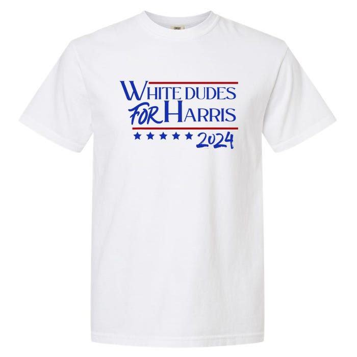 White Dudes For Kamala Harris 2024 Garment-Dyed Heavyweight T-Shirt