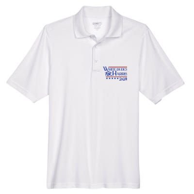 White Dudes For Kamala Harris 2024 Men's Origin Performance Pique Polo