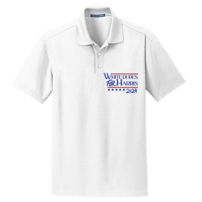 White Dudes For Kamala Harris 2024 Dry Zone Grid Polo