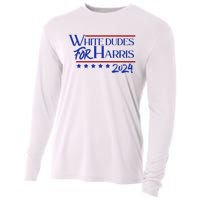 White Dudes For Kamala Harris 2024 Cooling Performance Long Sleeve Crew