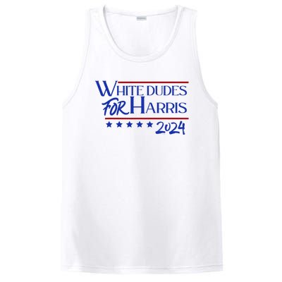 White Dudes For Kamala Harris 2024 PosiCharge Competitor Tank