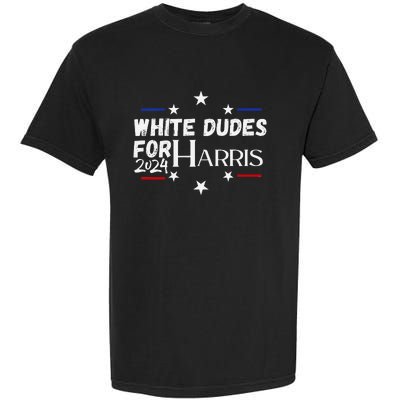 White Dudes For Kamala Harris 2024 Garment-Dyed Heavyweight T-Shirt