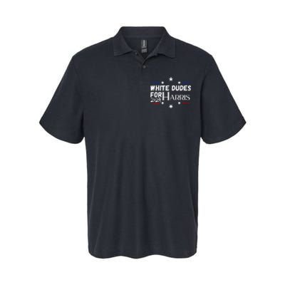 White Dudes For Kamala Harris 2024 Softstyle Adult Sport Polo