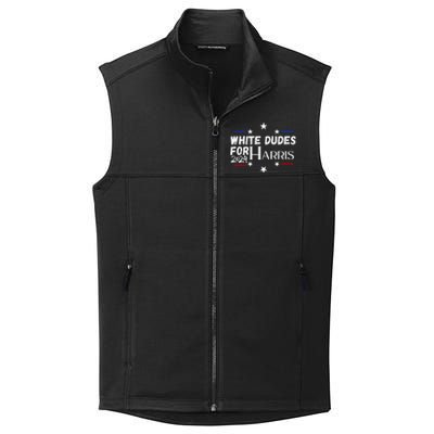 White Dudes For Kamala Harris 2024 Collective Smooth Fleece Vest