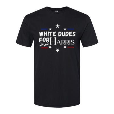 White Dudes For Kamala Harris 2024 Softstyle CVC T-Shirt