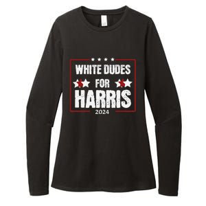 White Dudes For Kamala Harris Womens CVC Long Sleeve Shirt