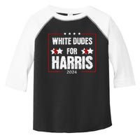 White Dudes For Kamala Harris Toddler Fine Jersey T-Shirt